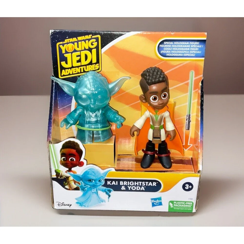Star Wars: Young Jedi Adventures Kai Brightstar and Yoda Action Figure Set